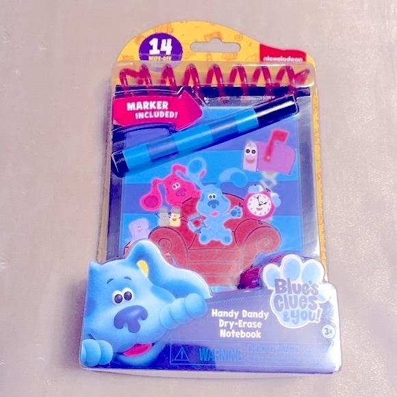 Nickelodeon Toys 2 Blues Clues You Handy Dandy Dryerase Notebook